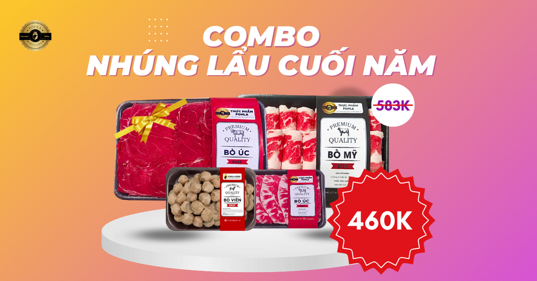Thưởng thức combo thịt bò nhúng lẩu với giá tiết kiệm