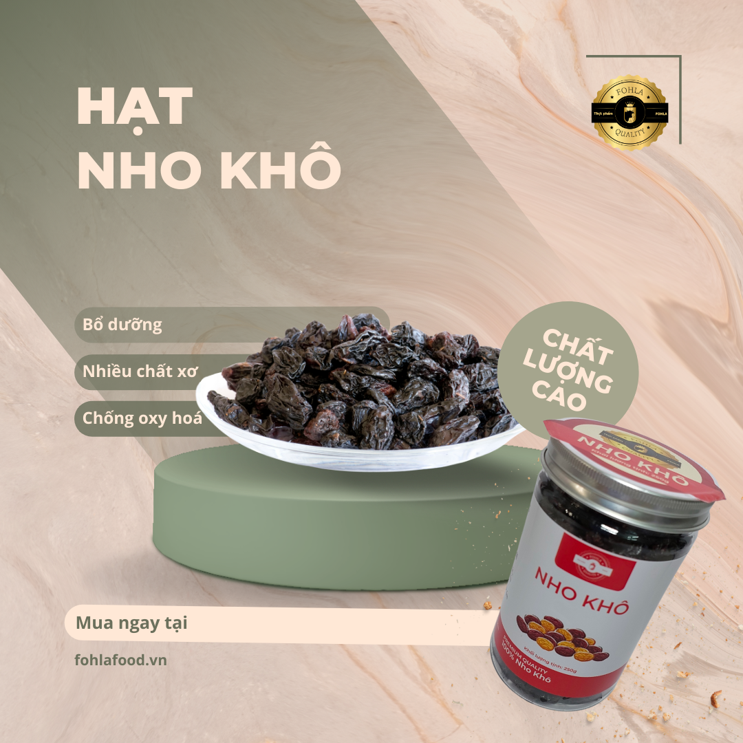🍇NHO KHÔ FOHLA NHẬP KHẨU 100% TỪ MỸ