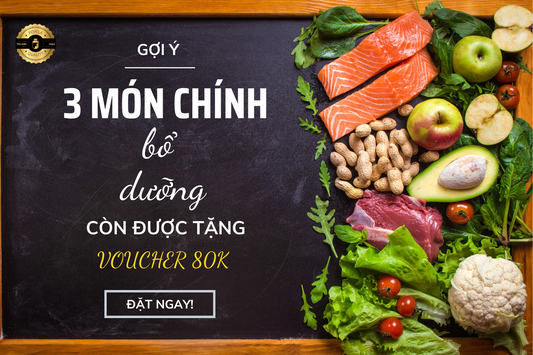 🔔GỢI Ý 3 MÓN CHÍNH ĐẦY NĂNG LƯỢNG CHO GIA ĐÌNH!