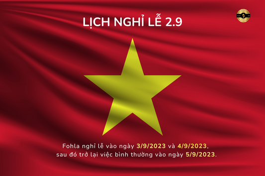 THÔNG BÁO LỊCH NGHỈ LỄ QUỐC KHÁNH 2.9
