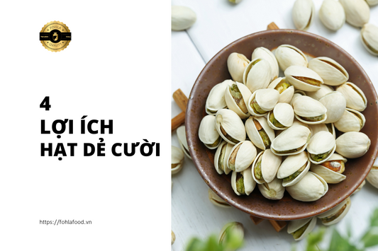 4 lợi ích cho sức khỏe của hạt dẻ cười