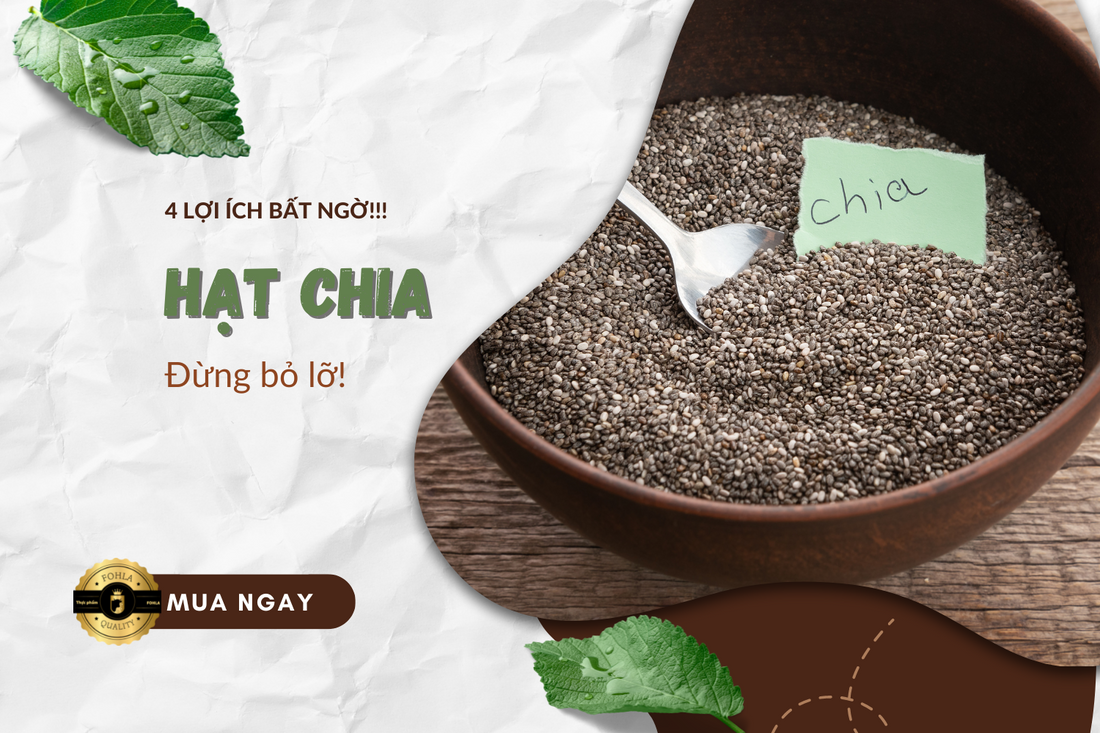 4 TÁC DỤNG THẦN KỲ CỦA HẠT CHIA