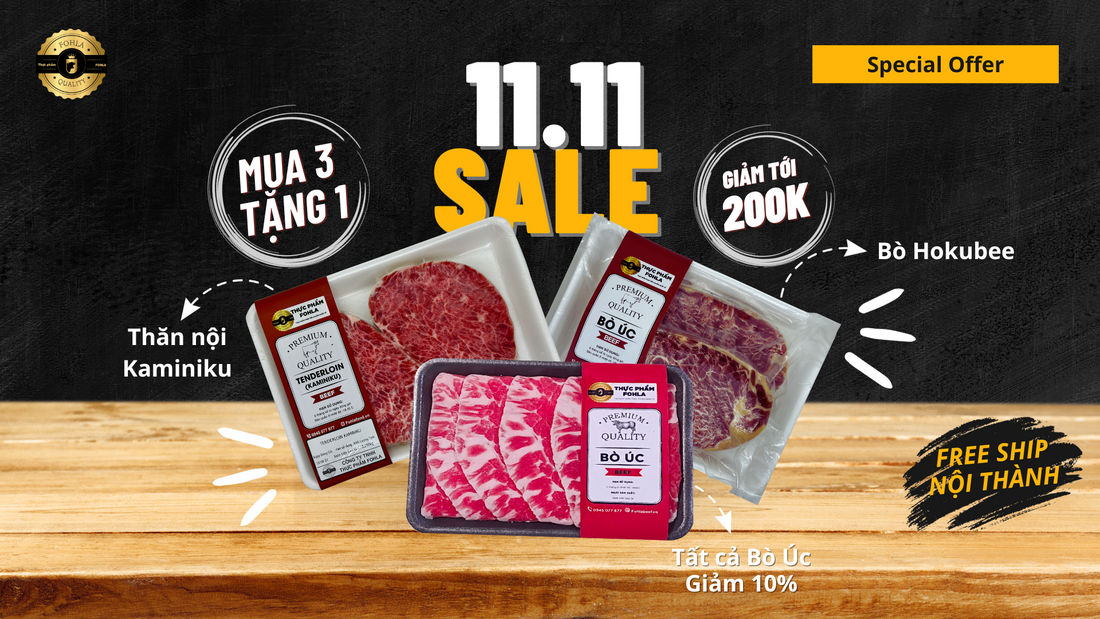 11/11 SALE SẬP SÀN: BÒ HOKUBEE GIẢM TỚI 200K