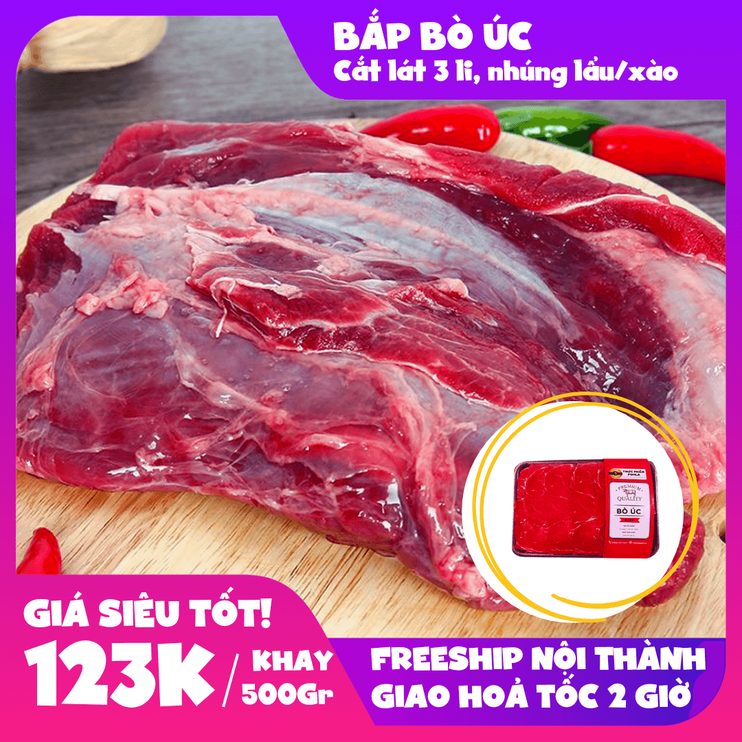 Thịt bò nhập khẩu cực ngon, giá bình dân