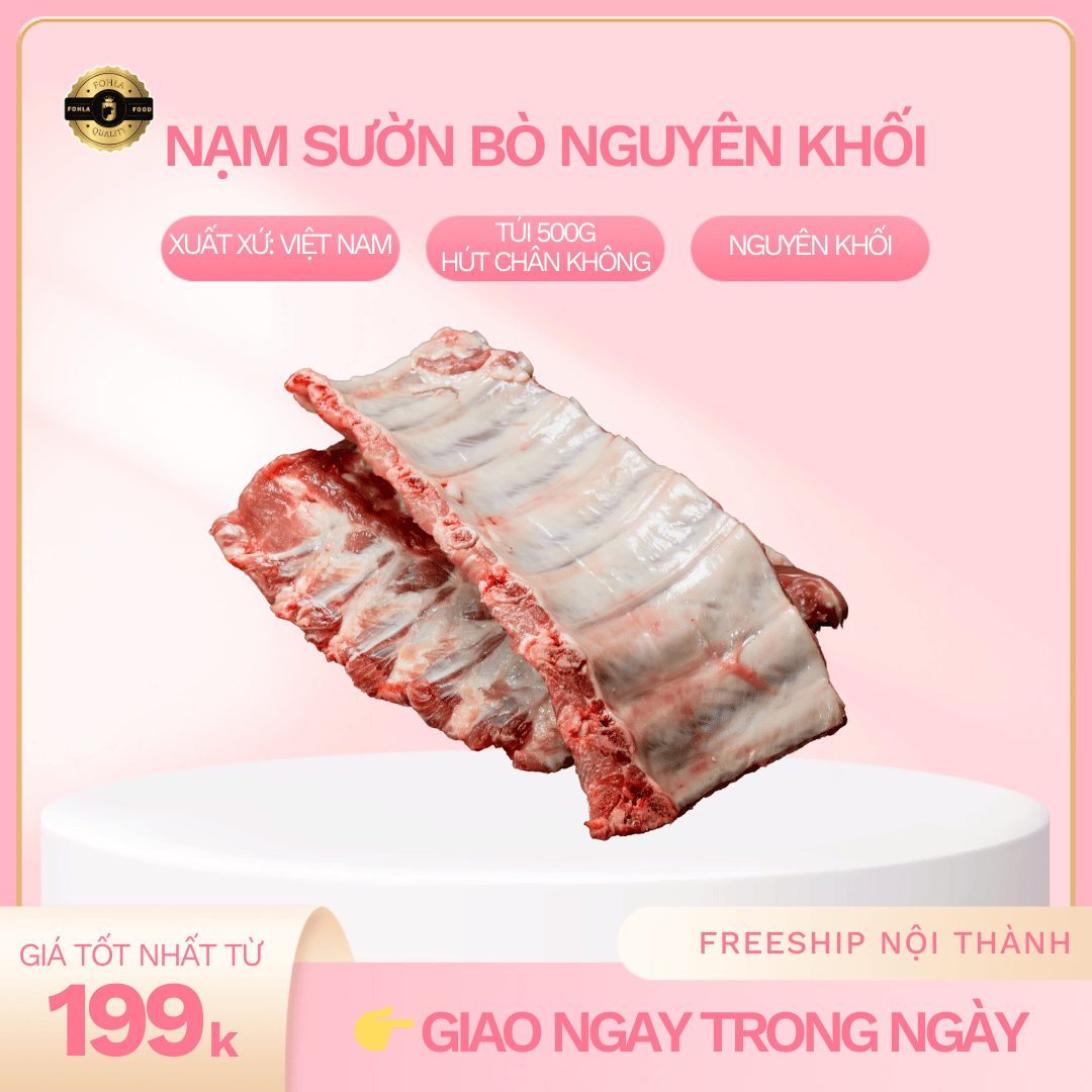 Nạm sườn bò nguyên khối