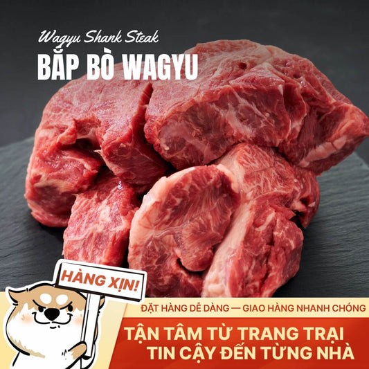 Bắp Bò Wagyu Úc - Premium Grade - 500g