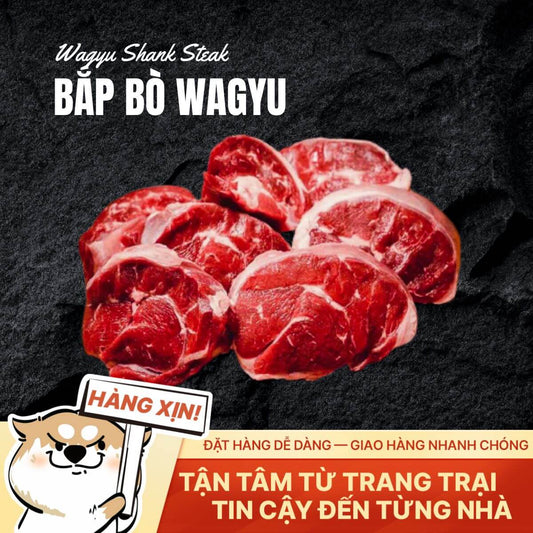 Bắp Bò Wagyu Úc - Premium Grade - 500g