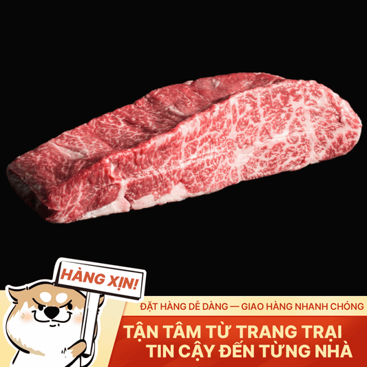 Bắp cá lóc bò Wagyu nguyên miếng