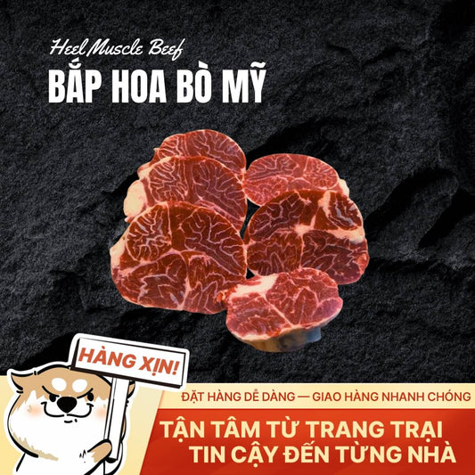 Bắp Hoa Bò Mỹ - Vân Mỡ Đặc Biệt - 500g