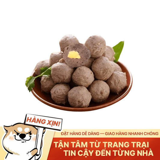 Bò Viên Trứng Muối Việt Nam - Thơm Béo - 500g
