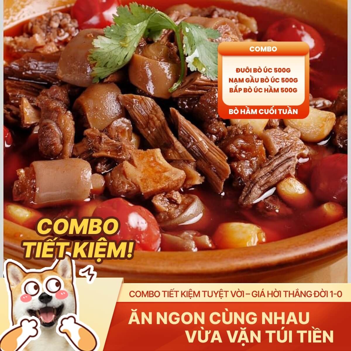 Combo Bò Hầm Cuối Tuần - Bữa Ăn Ấm Áp