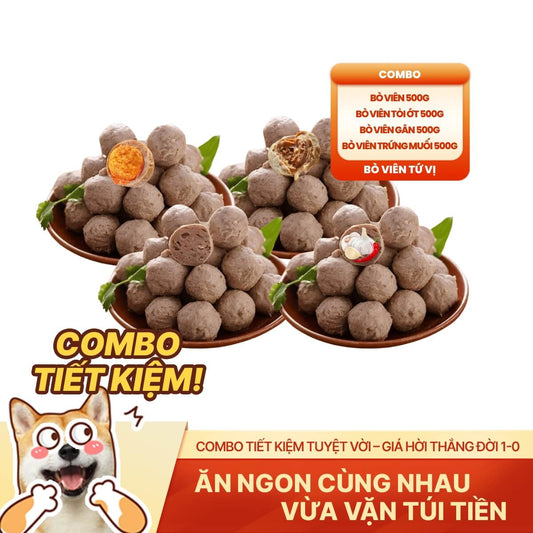 Combo Bò Viên Tứ Vị - Bộ Sưu Tập Hoàn Hảo