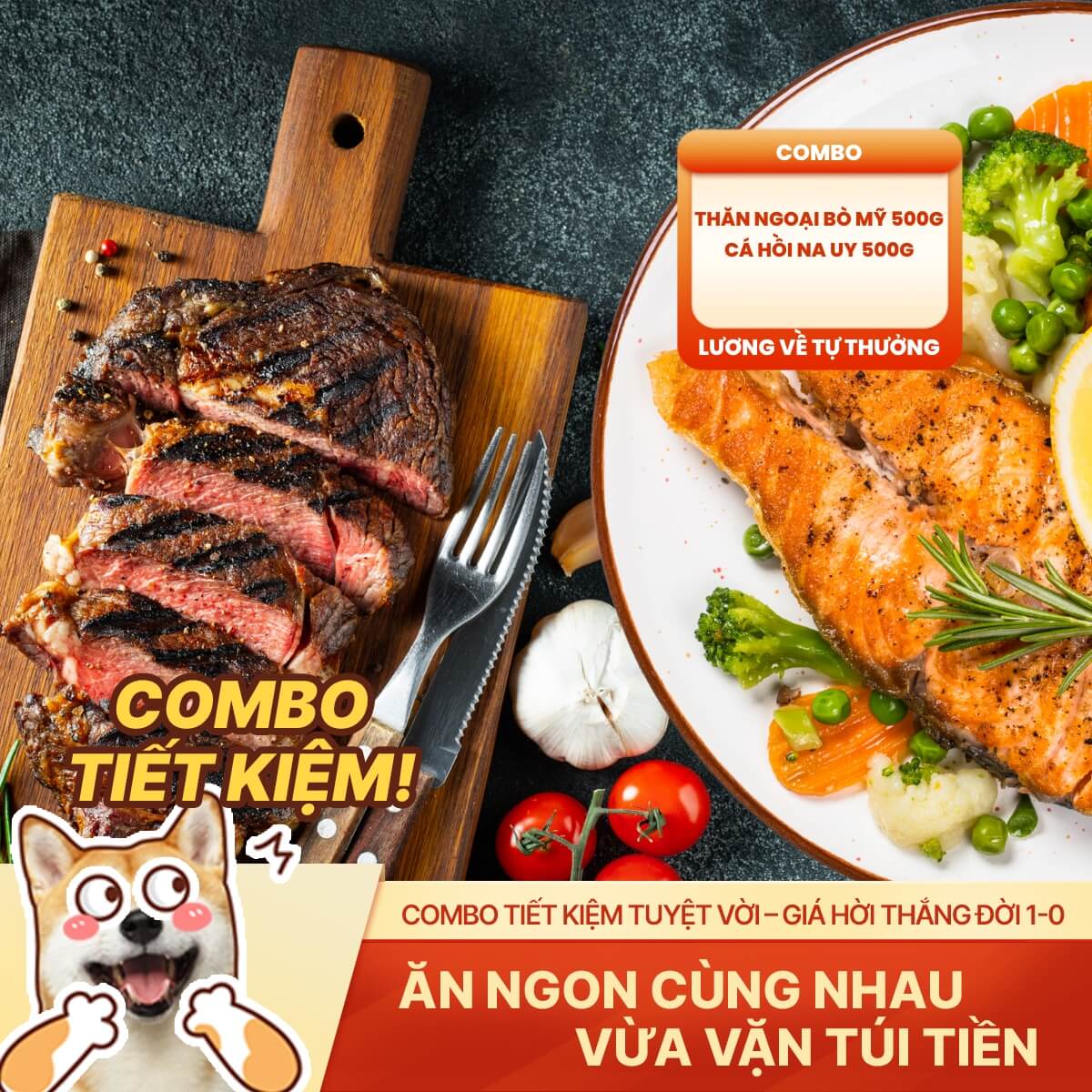 Combo Lương Về Tự Thưởng - Đẳng Cấp Cho Riêng Mình