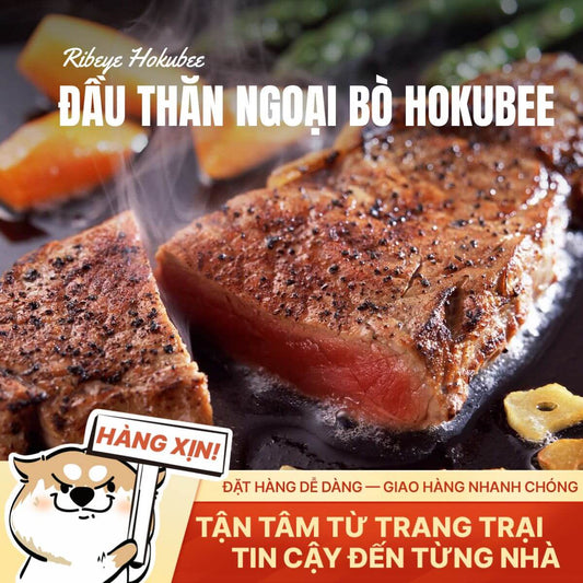 Rib Eye Hokubee - Vân Mỡ Tuyệt Hảo - 500g