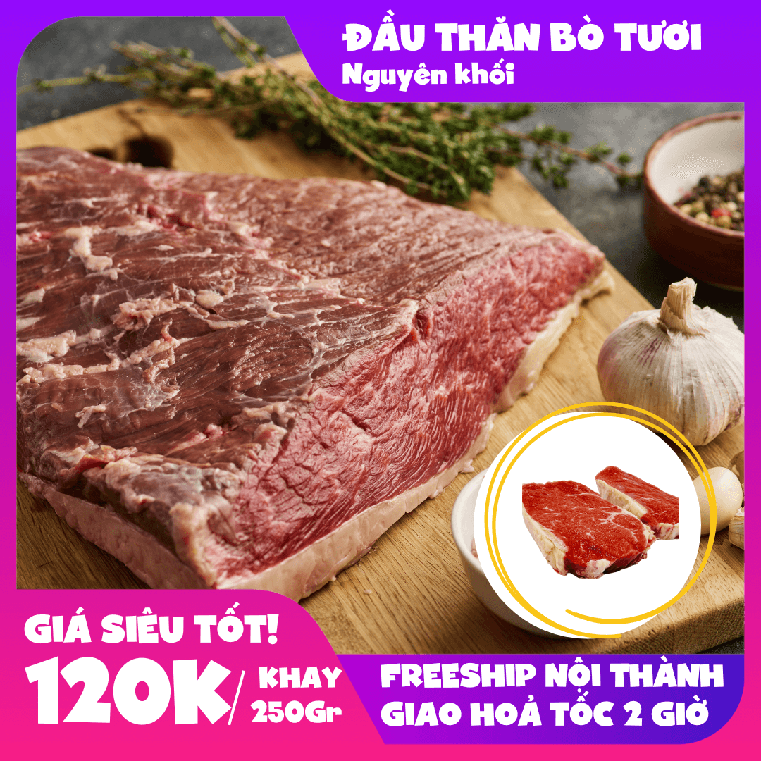 Đầu thăn bò tươi