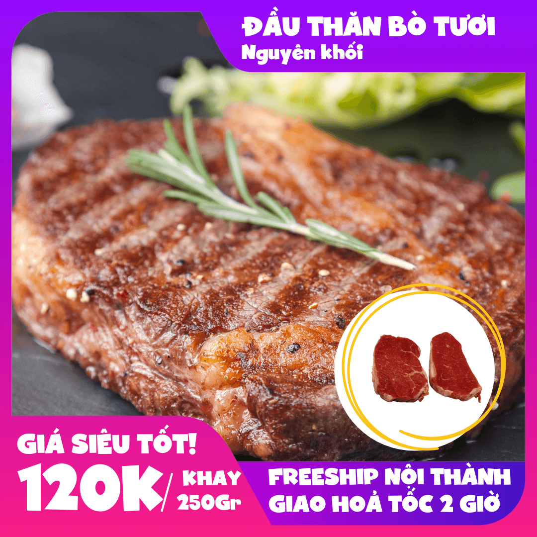 Đầu thăn bò tươi