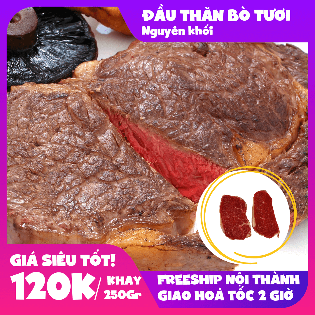 Đầu thăn bò tươi