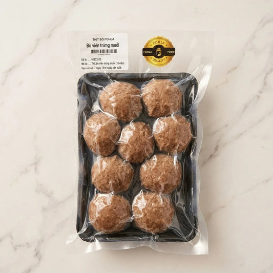 Bò Viên Trứng Muối Fohla 500g