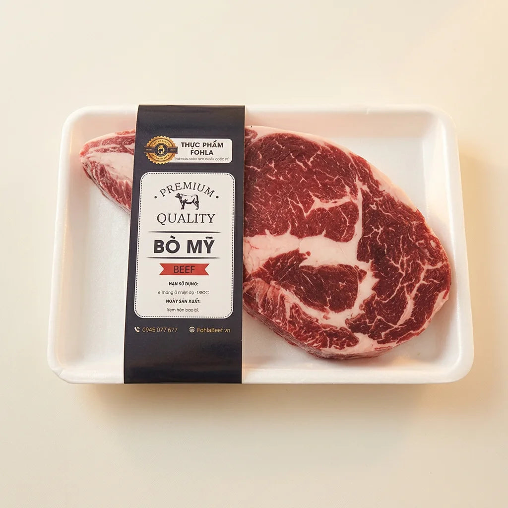 Đầu Thăn Ngoại Bò Mỹ - Cắt Steak 2cm - 500g