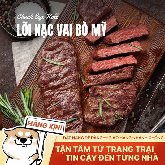Lõi Nạc Vai Bò Mỹ - Prime Cut - 500g