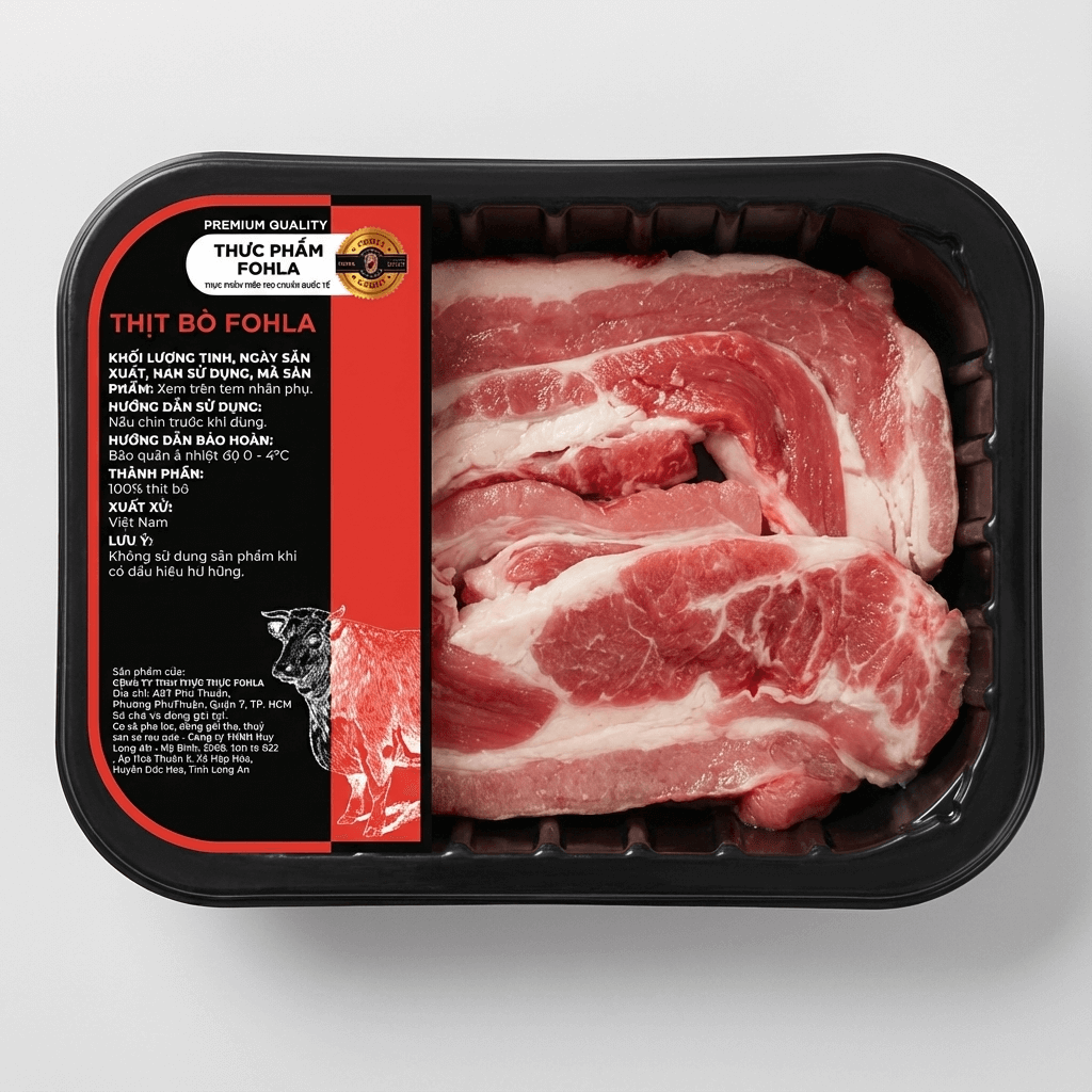 Nạm Bò Tươi Việt Nam - Khay 250g | Thịt Mềm, Mỡ Gân Xen Kẽ