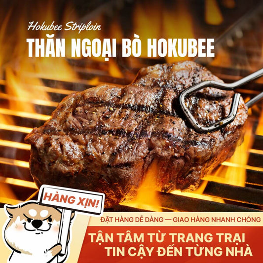 Thăn Ngoại Bò Hokubee - Cắt Steak 2cm - 500g
