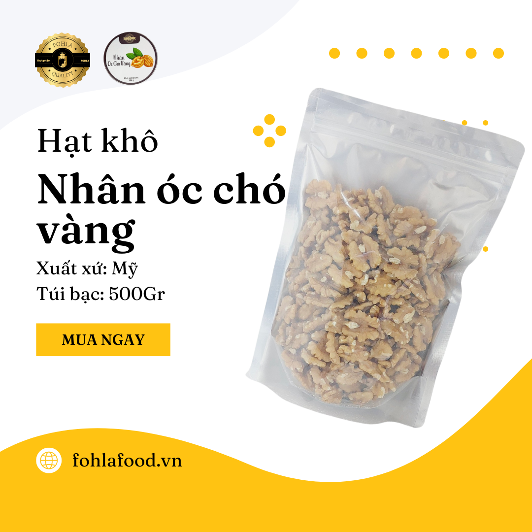 Hạt nhân óc chó vàng