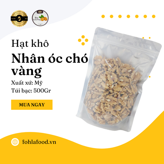 Hạt nhân óc chó vàng