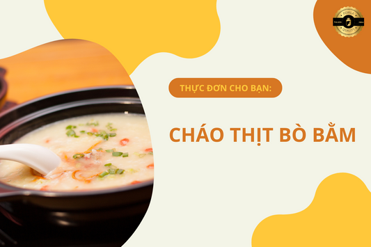 Nấu cháo bò bằm thơm ngon