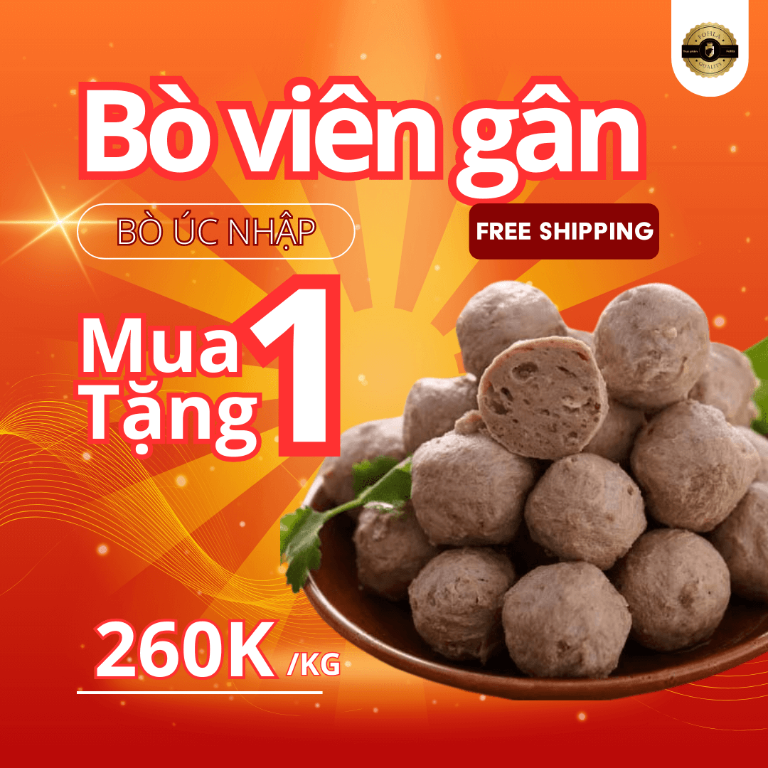 Bò Viên Gân Fohla (Mua 1 tặng 1)