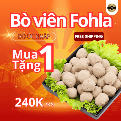 Bò Viên Fohla (Mua 1 tặng 1)