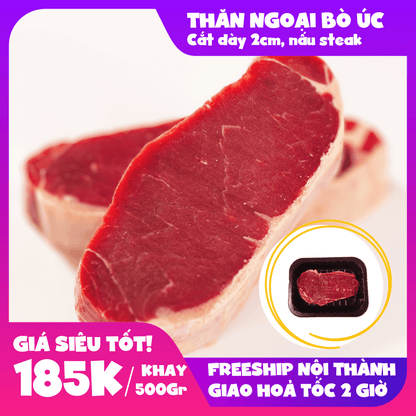 Thịt bò nhập khẩu cực ngon, giá bình dân