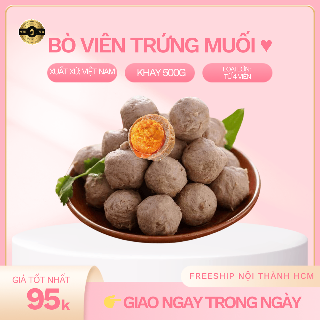 Bò Viên Trứng Muối