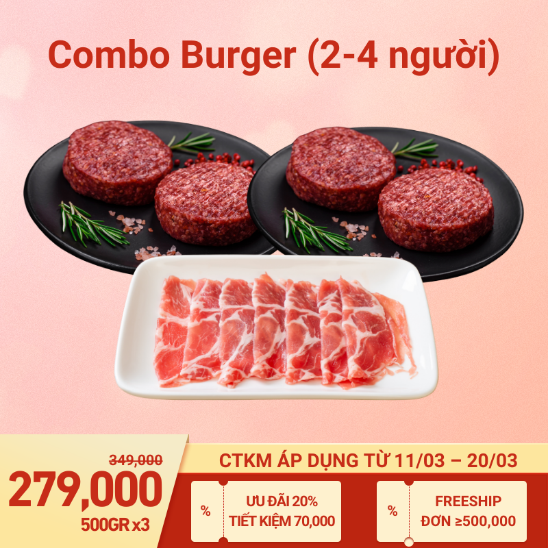 Combo Burger (2 - 4 người)