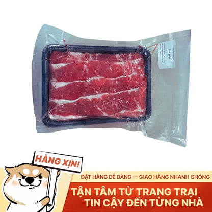 Ba Chỉ Bò Mỹ - Thái Mỏng - 500g