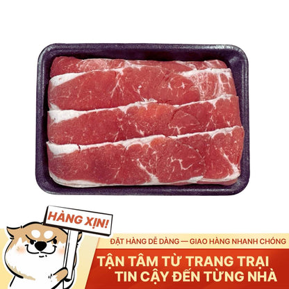 Ba Chỉ Bò Mỹ - Thái Mỏng - 500g