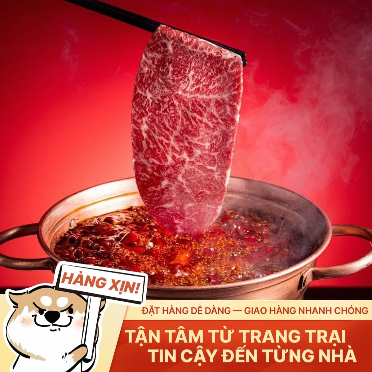 Ba Chỉ Bò Mỹ - Thái Mỏng - 500g