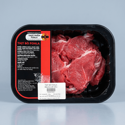 Bắp Bò Tươi Việt Nam - Khay 250g | Thịt Mát, Giao Nhanh 2h