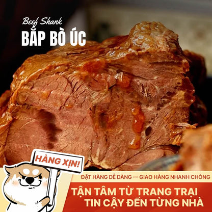 Bắp Bò Úc Cắt Món Hầm - Thớ Dày Chắc - 500g