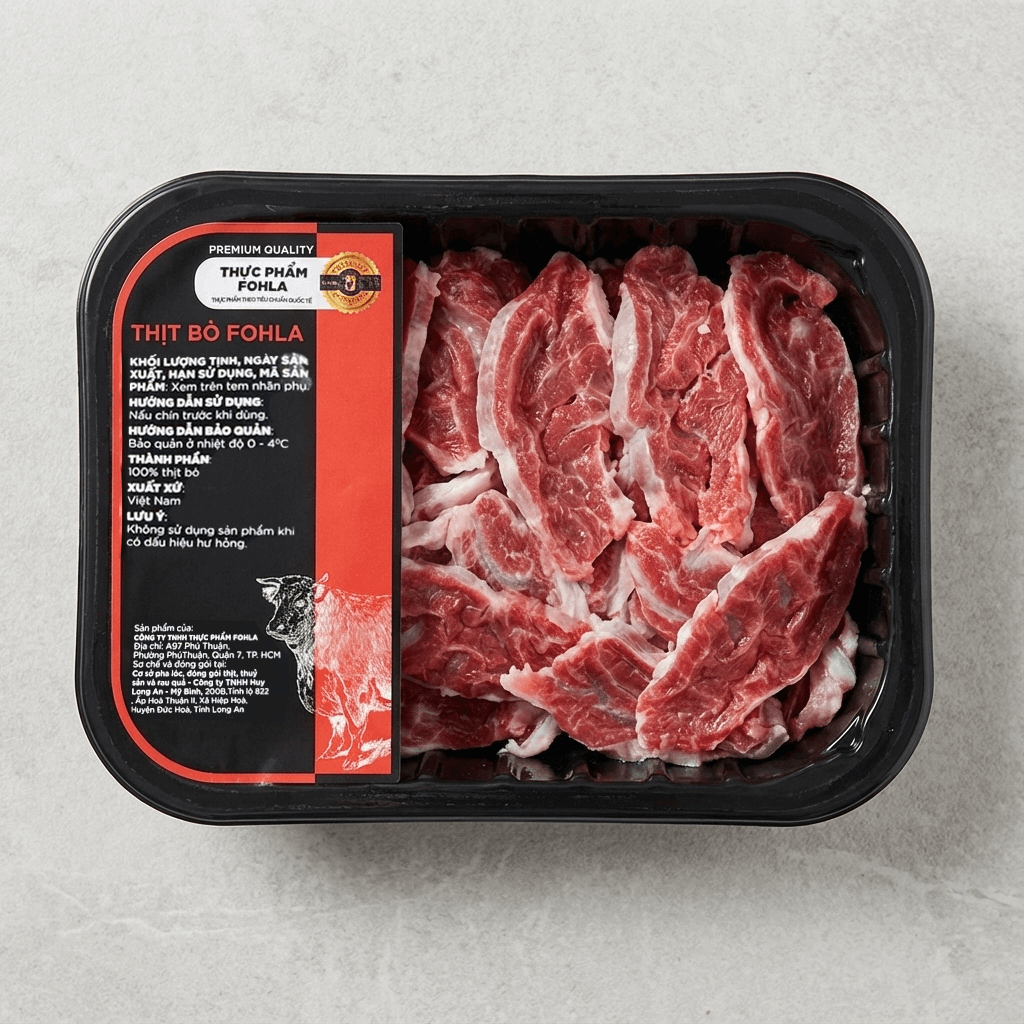 Bắp Hoa Bò Tươi Việt Nam - Khay 250g | Thịt Mềm Vân Mỡ Đẹp