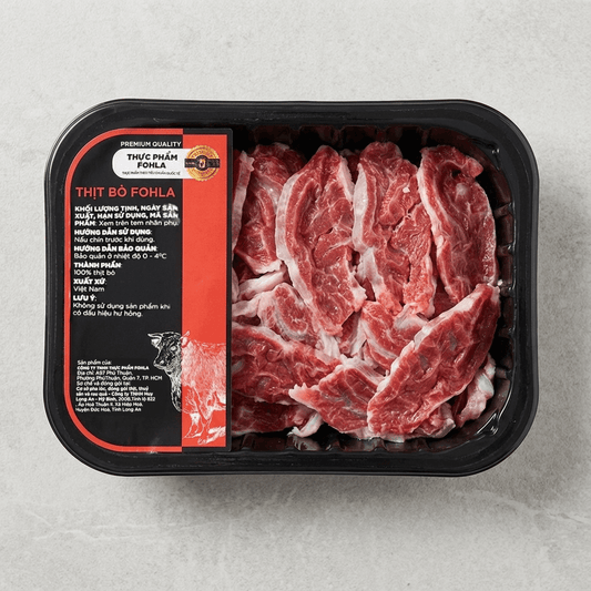 Bắp Hoa Bò Tươi Việt Nam - Khay 250g | Thịt Mềm Vân Mỡ Đẹp