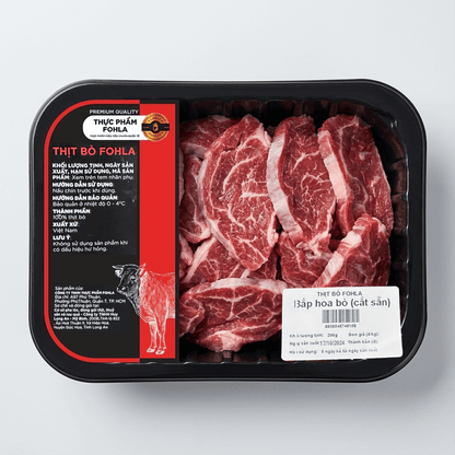 Bắp Hoa Bò Tươi Việt Nam - Khay 250g | Thịt Mềm Vân Mỡ Đẹp