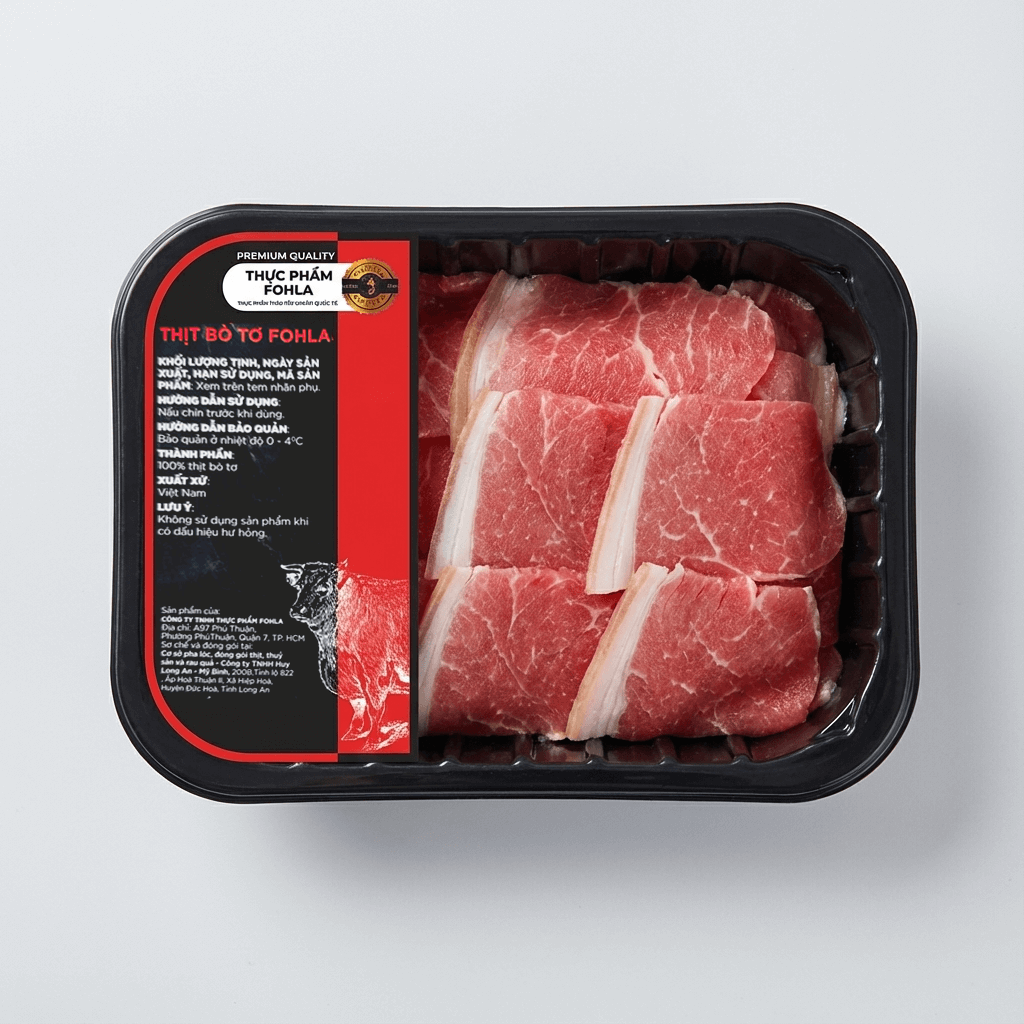 Thịt Bò Tơ Tươi Việt Nam - Khay 250g | Thịt Non Mềm Ngọt