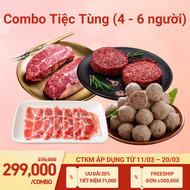 Combo Tiệc Tùng (4 - 6 người)