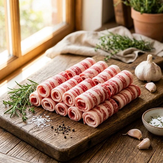 Ba Chỉ Bò Mỹ - Thái Mỏng - 500g