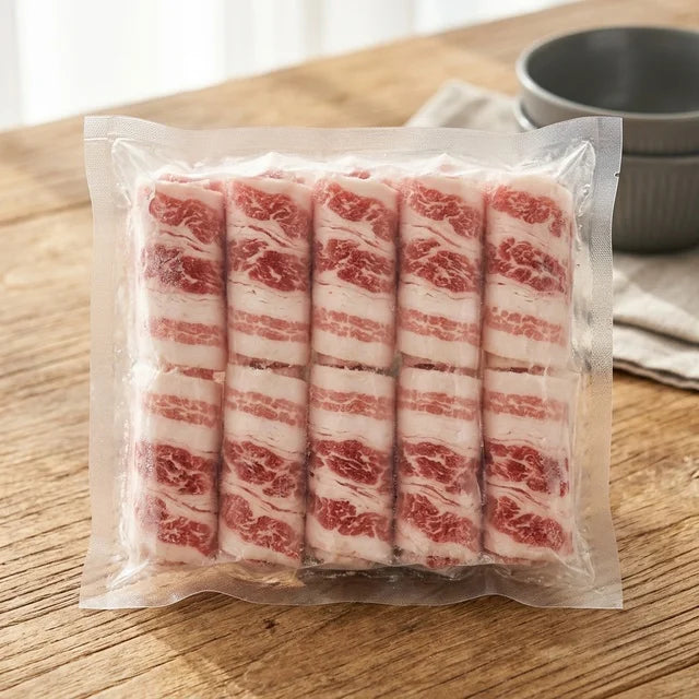 Ba Chỉ Bò Mỹ - Thái Mỏng - 500g