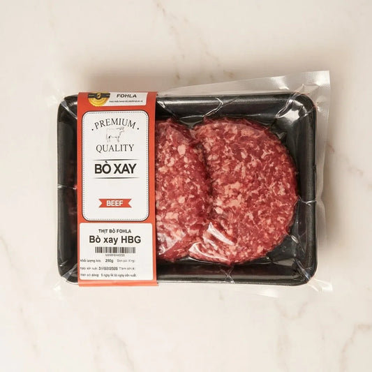 Bò Xay HBG 3 Patties Fohla 250g