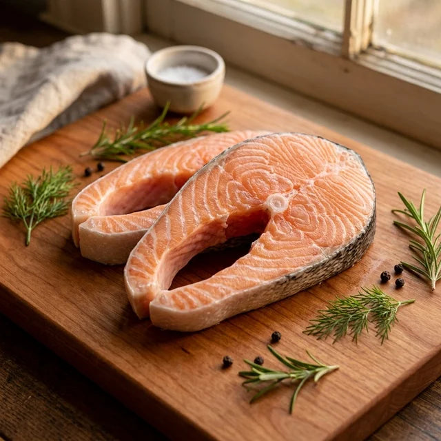 Cá Hồi Na Uy - Cắt Khoanh Tươi Ngon - 500g