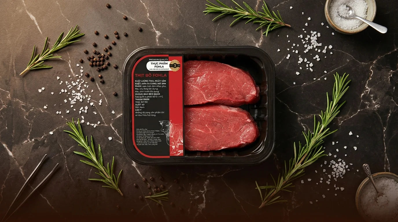 Thăn Nội Bò Tươi Việt Nam Tenderloin - Khay 250g - Giảm 25% - Fohla Food