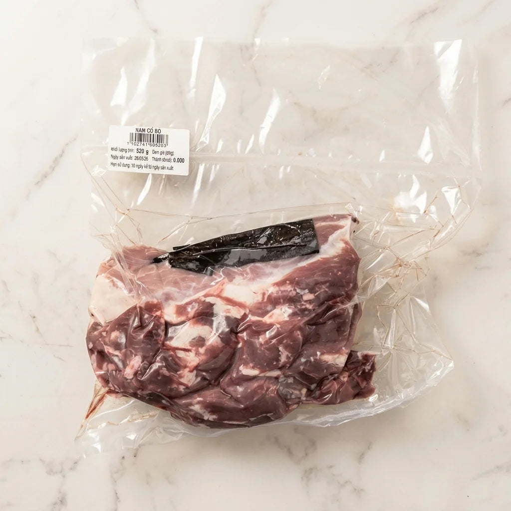 Nạm Bò Tươi Fohla - 500g Nguyên Khối - Hút Chân Không